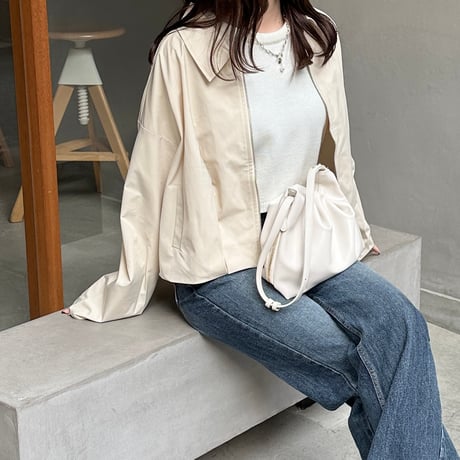【SAMPLE SALE】short zip blouson