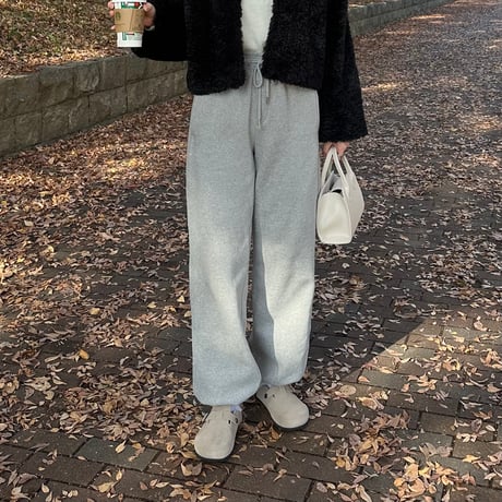 wool lining sweat pants