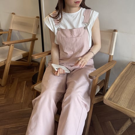 sherbet color salopette