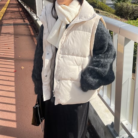 vintage taffeta down vest