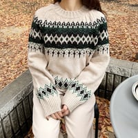 nordic knit pullover