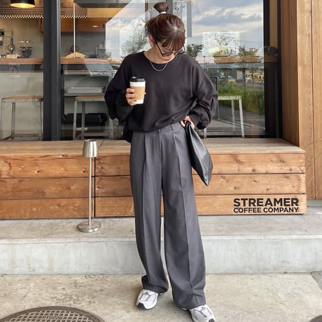 【SAMPLE SALE】straight slacks pants