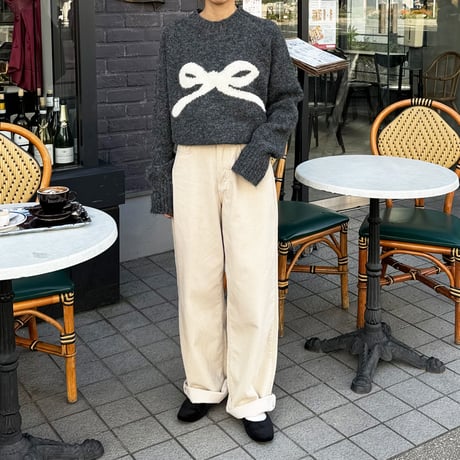 ribbon design knit
