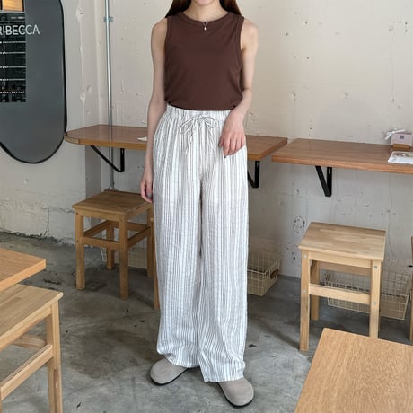 【SAMPLE SALE】simple rib tank