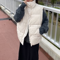 vintage taffeta down vest