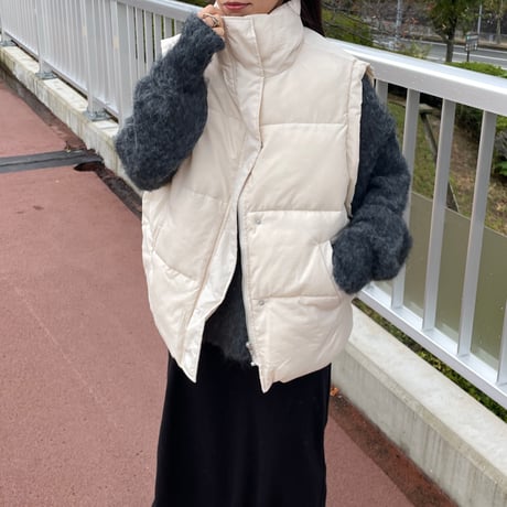 vintage taffeta down vest