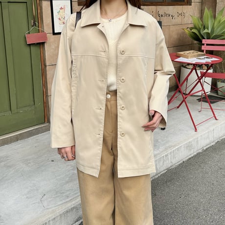 【SAMPLE SALE】soutien collar spring coat