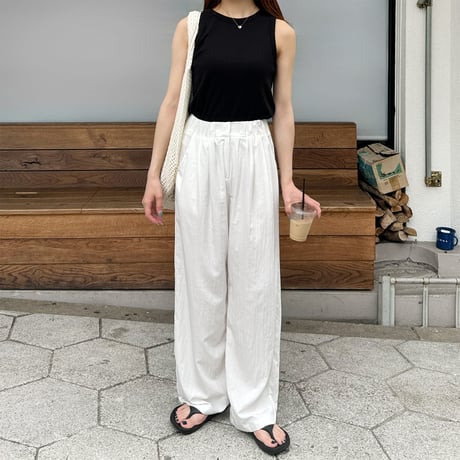 【SAMPLE SALE】simple rib tank