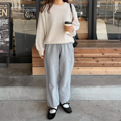 wool lining sweat pants