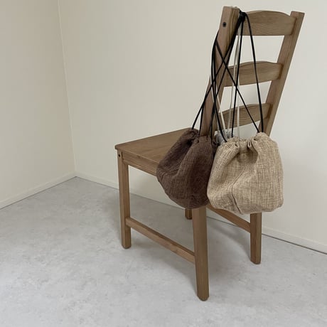 【SAMPLE SALE】mini linen purse bag