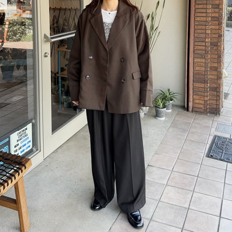 double button tailored jacket