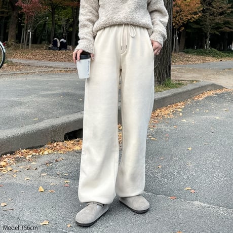wool lining sweat pants