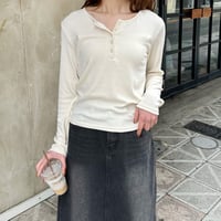 henry neck cut sew