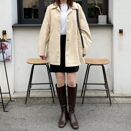 【SAMPLE SALE】soutien collar spring coat