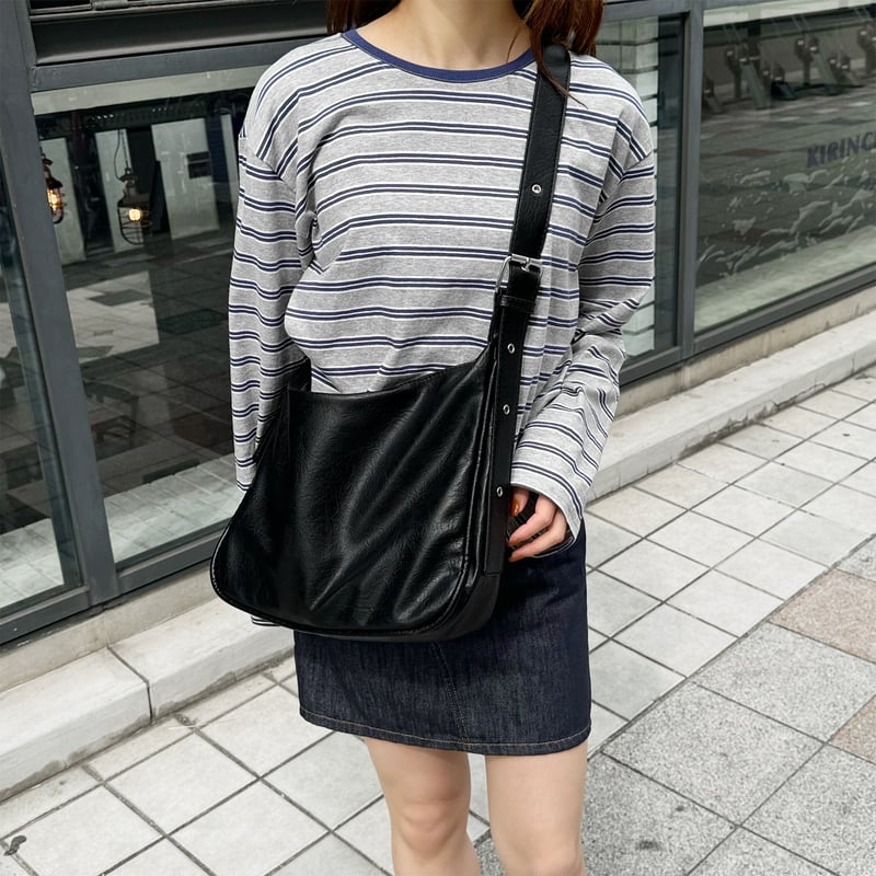 double belt shoulder bag | LE MORE
