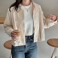 【SAMPLE SALE】short zip blouson