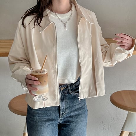 【SAMPLE SALE】short zip blouson