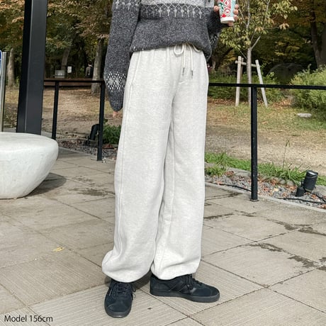 wool lining sweat pants