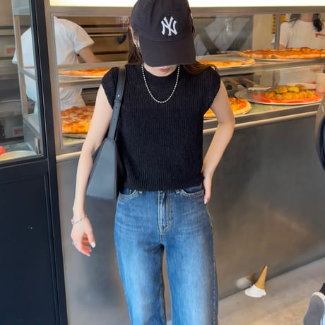 【SAMPLE SALE】french sleeve summer knit