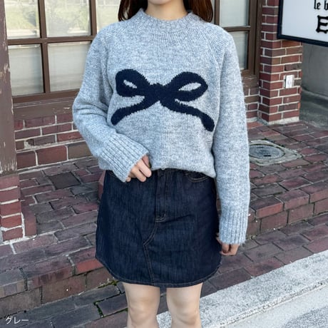 ribbon design knit