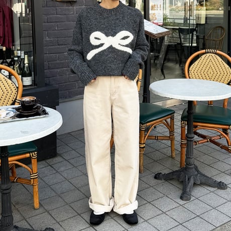 ribbon design knit