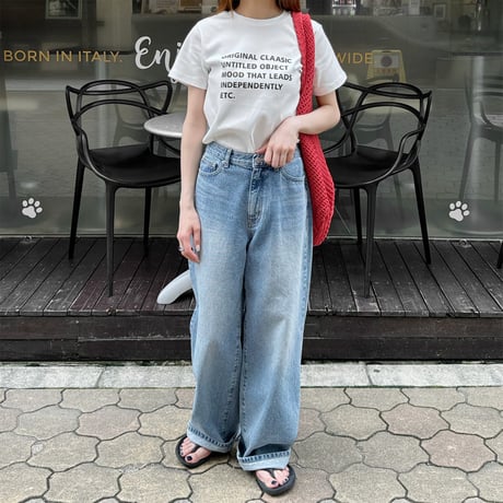 mulch logo print T shirt
