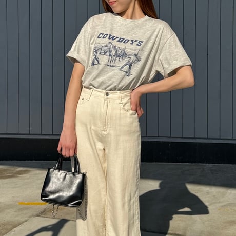 【SAMPLE SALE】"COW BOYS" logo T shirt
