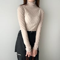 【SAMPLE SALE】sheer wave turtle tops