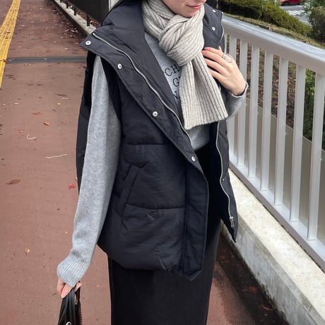 vintage taffeta down vest