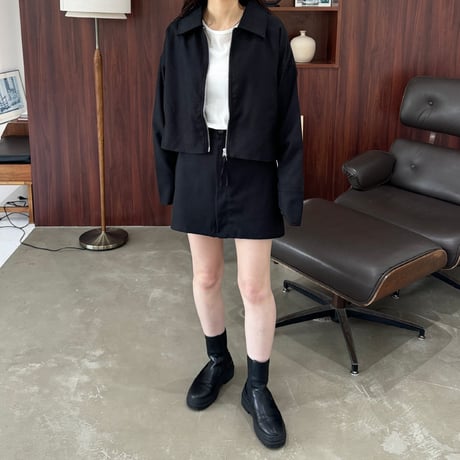 ester twill mini skirt
