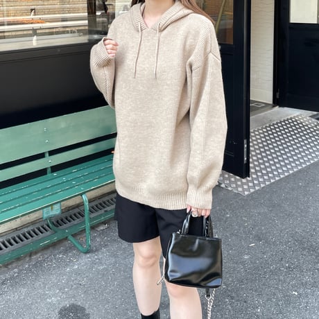 hoodie knit pullover