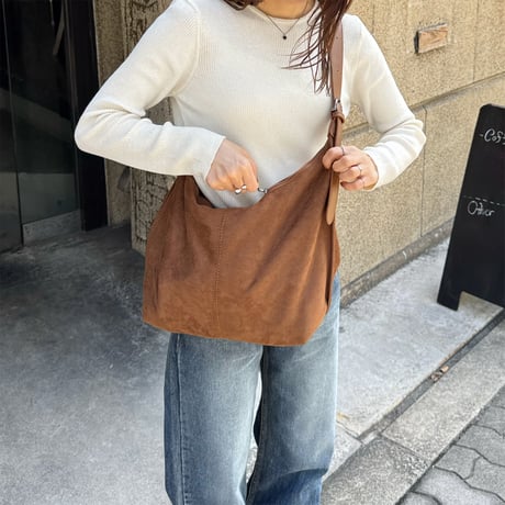 suede touch 2way shoulder bag
