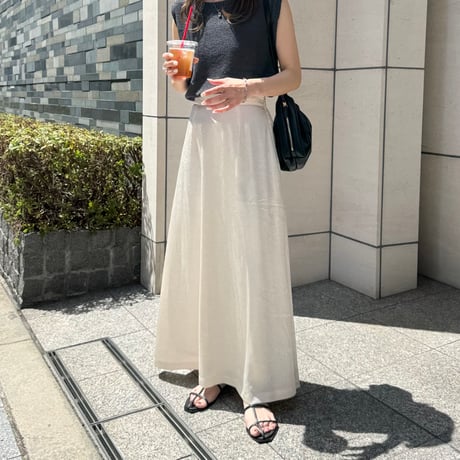 satin jaguared flare skirt