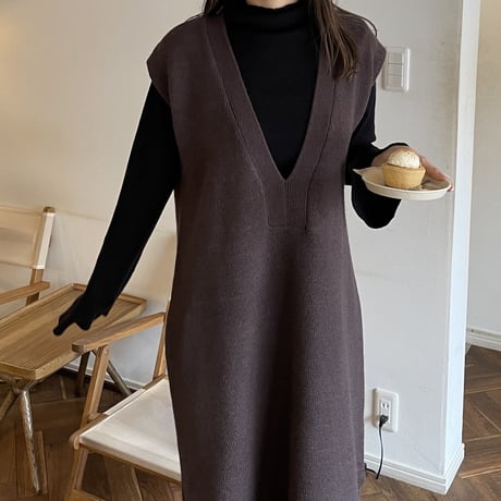 flare cuffs rib knit
