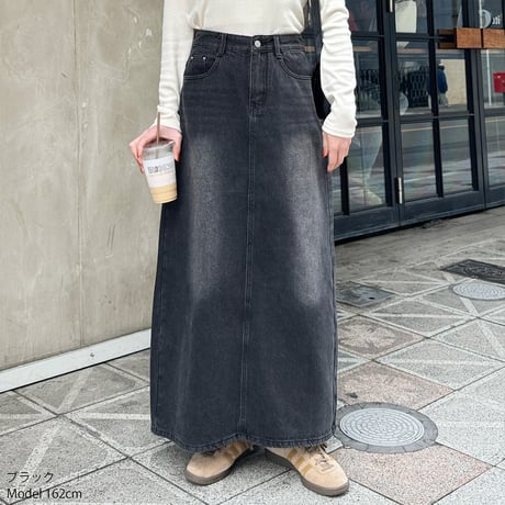 【SAMPLE SALE】denim long skirt