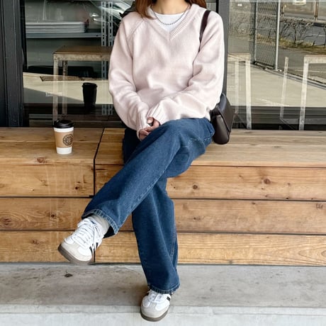 daily V neck knit