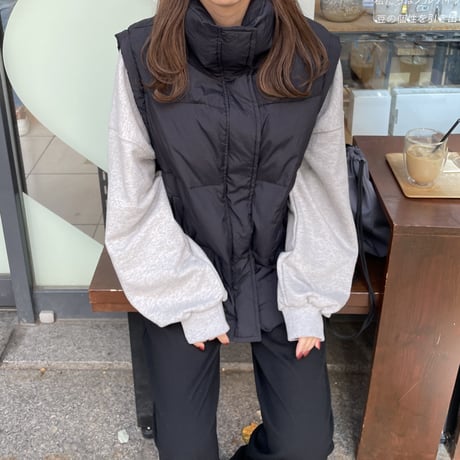 vintage taffeta down vest