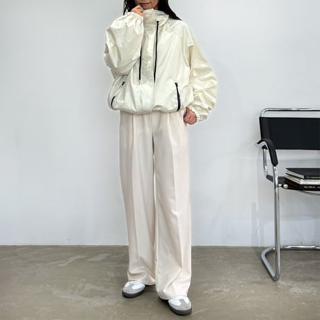 W zip hoodie blouson