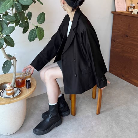 double button tailored jacket