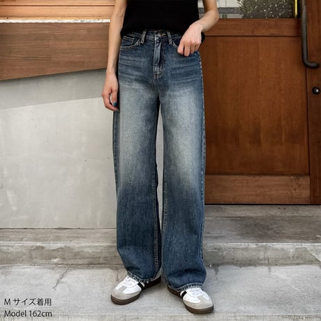【SAMPLE SALE】semi wide straight denim pants