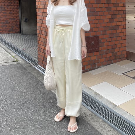 satin jogger pants
