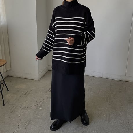 loose border turtle knit