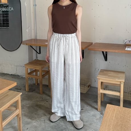 【SAMPLE SALE】simple rib tank