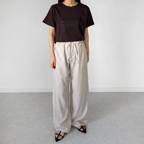 【SAMPLE SALE】mulch logo print T shirt