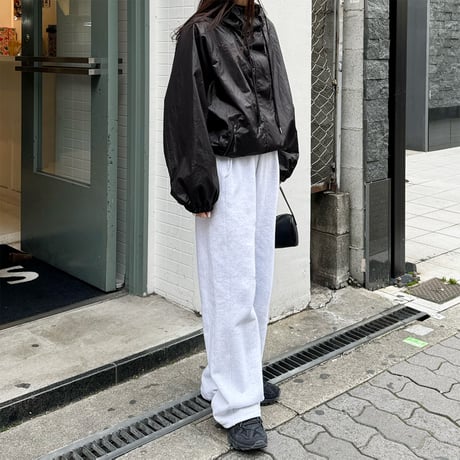 W zip hoodie blouson