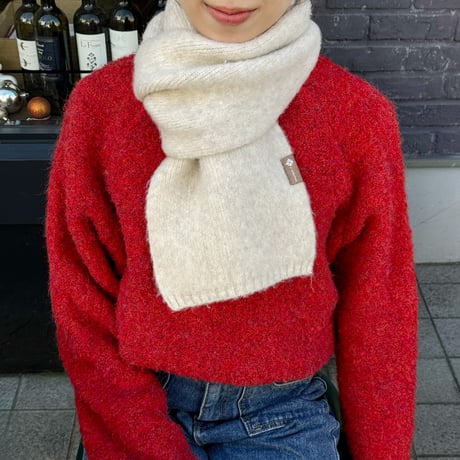 short knit muffler