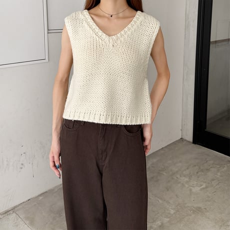 roving knit vest
