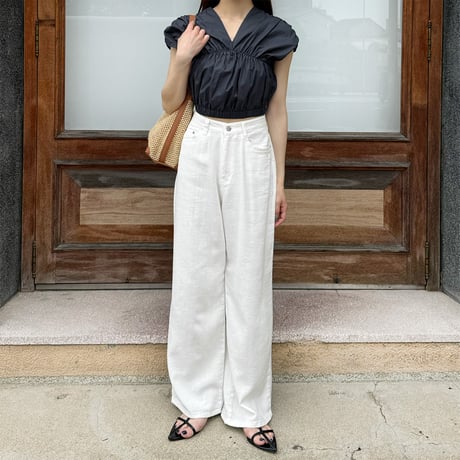 【SAMPLE SALE】cotton linen denim