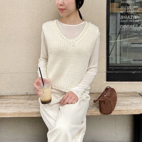 roving knit vest
