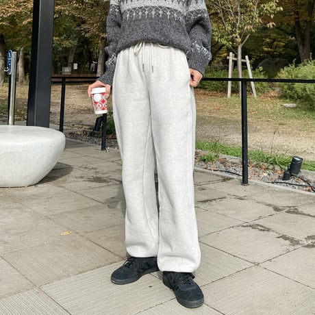 wool lining sweat pants